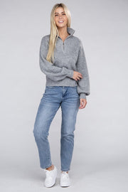 Easy-Wear Half-Zip Pullover