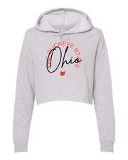 Ohio Crop Hoodie