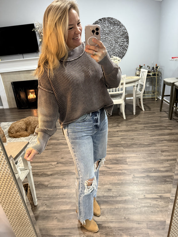 Cozy Fall Ribbed Sweater